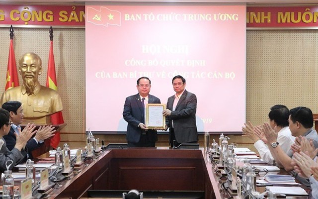 Ban Bí thư bổ nhiệm tân Phó Trưởng Ban Tổ chức Trung ương