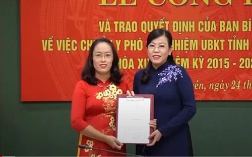 Ban Bí thư chuẩn y Phó Chủ nhiệm Ủy ban Kiểm tra Tỉnh ủy Thái Nguyên