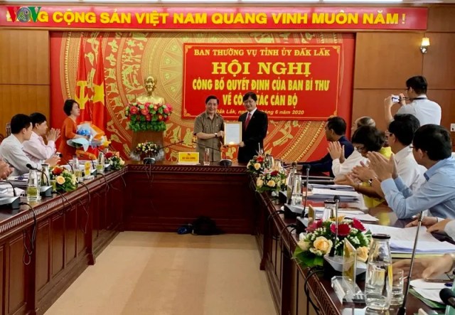 Ban Bí thư chuẩn y Ủy viên Ban Thường vụ Tỉnh ủy Đắk Lắk