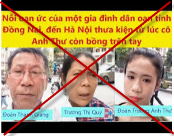 Bản chất việc khiếu kiện của gia đình “dân oan” Đoàn Thanh Giang – Trương Thị Quý