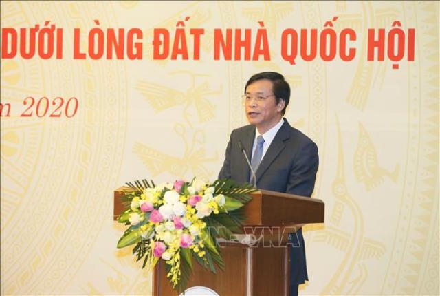 Bàn giao Khu trưng bày Những khám phá khảo cổ học dưới lòng đất Nhà Quốc hội