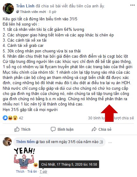 Bàn về lời kêu gọi biểu tình, bạo động vào ngày 31/05/2020