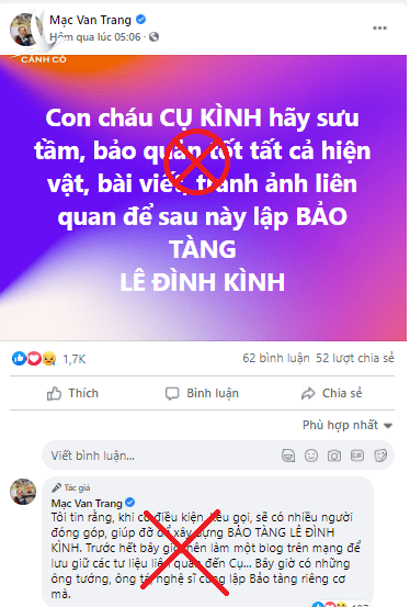 “Bảo tàng” Lê Đình Kình: bảo tàng của tội ác?