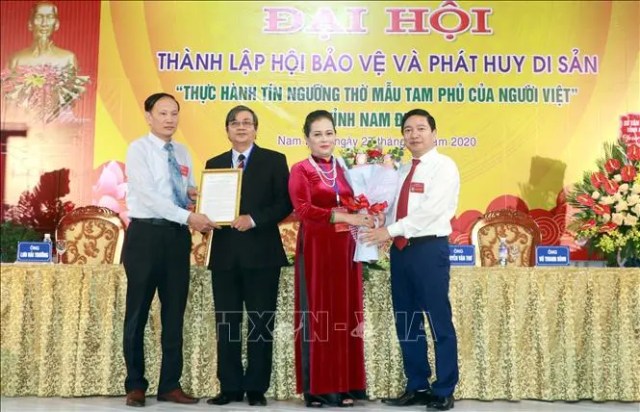 Bảo vệ và phát huy di sản 'Thực hành tín ngưỡng thờ Mẫu Tam phủ của người Việt'