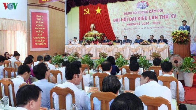 Bí thư Huyện ủy Đầm Dơi được bầu trực tiếp tại Đại hội