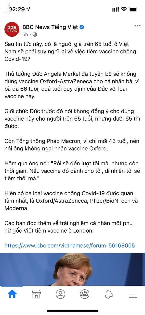 BBC xuyên tạc cả lời Thủ tướng Đức để hại người Việt