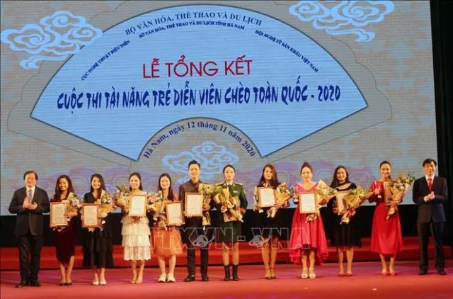 Bế mạc Cuộc thi Tài năng trẻ diễn viên Chèo toàn quốc năm 2020