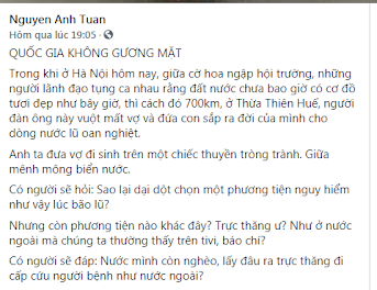 Bên lề dòng nước lũ và sự “khốn nạn” của những kẻ “đạo đức giả”