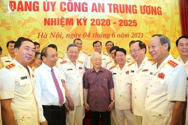 Bộ Chính trị chỉ định Đảng ủy Công an Trung ương nhiệm kỳ mới