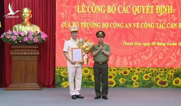 Bộ Công an bổ nhiệm Giám đốc Công an tỉnh Thanh Hóa