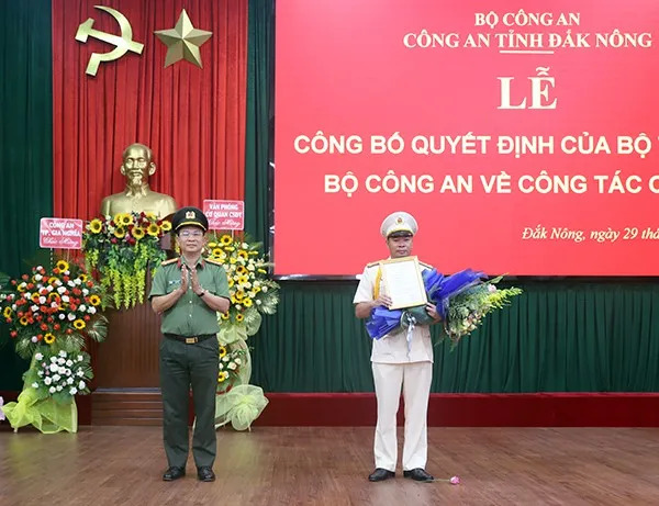 Bộ Công an bổ nhiệm hàng loạt lãnh đạo công an các địa phương