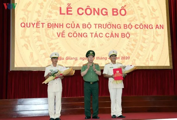 Bộ Công an bổ nhiệm hàng loạt lãnh đạo công an các địa phương