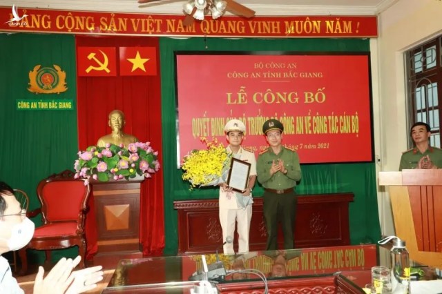 Bộ Công an bổ nhiệm Phó Giám đốc Công an tỉnh 43 tuổi