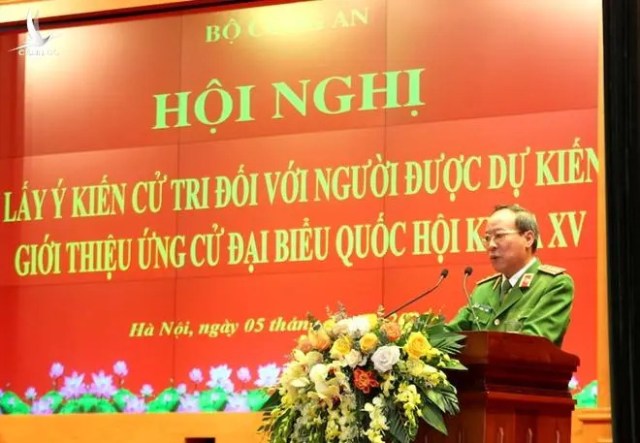 Bộ Công an giới thiệu Bộ trưởng Tô Lâm ứng cử đại biểu Quốc hội khóa XV