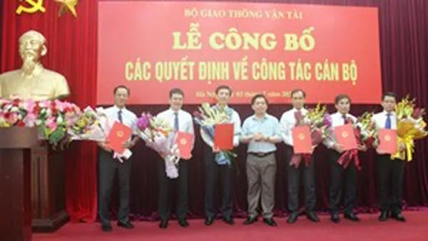 Bộ GTVT bổ nhiệm nhiều lãnh đạo chủ chốt các vụ, cục