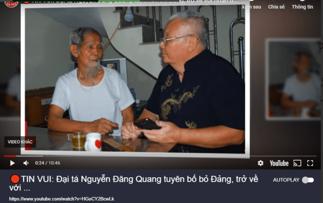 Bộ mặt giả dối của ông Nguyễn Đăng Quang