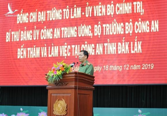 Bộ trưởng Tô Lâm thăm và làm việc tại Công an Đắk Lắk