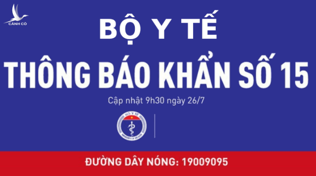 Bộ Y tế ra thông báo khẩn tìm người tiếp xúc với Bệnh nhân 416 nhiễm Covid-19