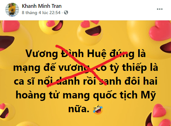 Bóc phốt chiêu trò bịa tạc về ông Vương Đình Huệ