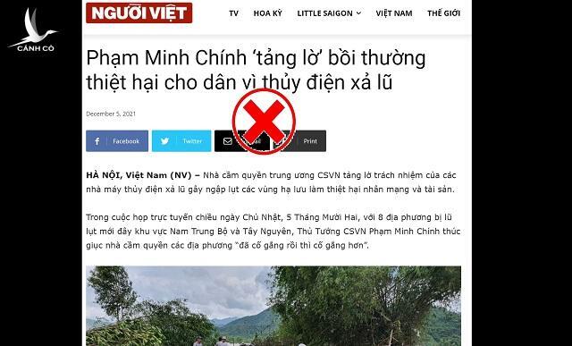 Bồi thường thiệt hại mưa lũ: Sao phải công kích Thủ tướng?