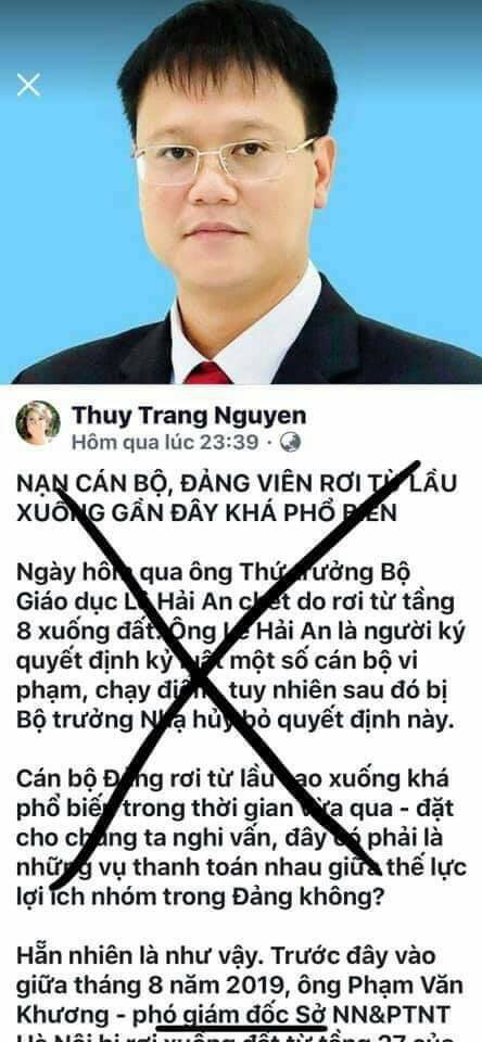 “Bọn kền kền mạng bất nhân” và “tiếng súng bất nghĩa” trước cái chết của Thứ trưởng Lê Hải An