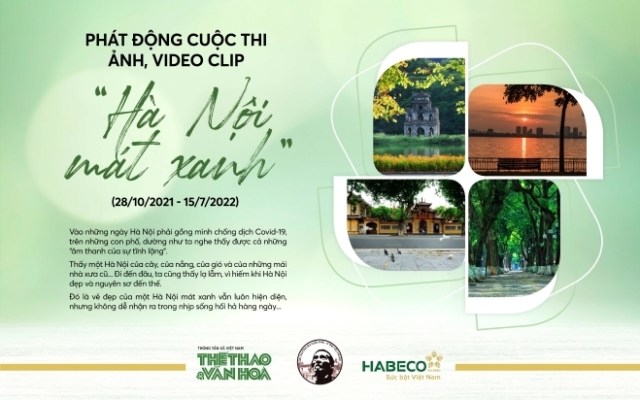 BTC giải thưởng Bùi Xuân Phái- Vì tình yêu Hà Nội phát động cuộc thi ảnh, video clip chủ đề ‘Hà Nội mát xanh’