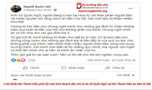 Bùi Thanh Hiếu tự vạch mặt 5 hình thức 'kinh doanh dân chủ' ở Việt Nam