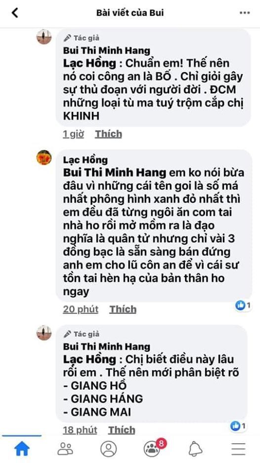 Bùi Thị Minh Hằng: Hiếu “gió” là “loại tù ma túy trộm cắp chị khinh”