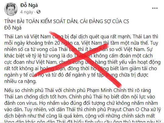 Cảnh giác những luận điệu xuyên tạc của tên Cẩu nô Đỗ Ngà