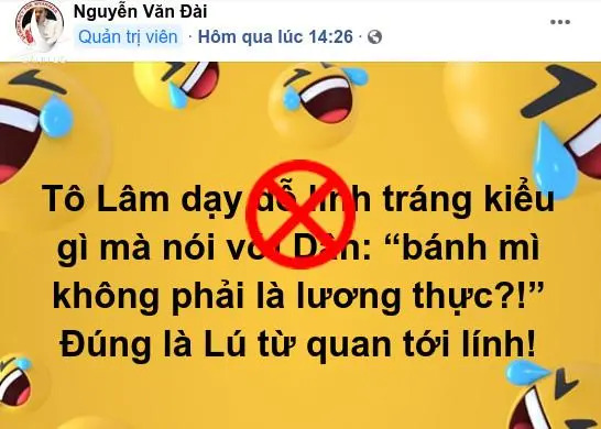 Cảnh giác thủ đoạn lợi dụng chuyện ổ bánh mì thêu dệt “thuyết âm mưu”