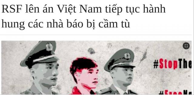 Cảnh Giác Với Các Tổ Chức Núp Bóng Báo Chí Nhân Quyền