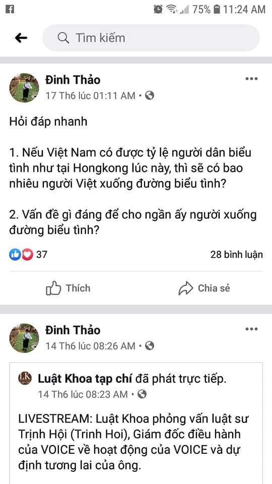 Cảnh giác với nhóm Cao Vĩnh Thịnh, Mai Khôi, Trịnh Hội