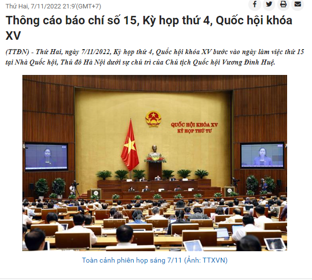 Cảnh giác với những thông tin vô căn cứ về sức khỏe Chủ tịch Quốc hội