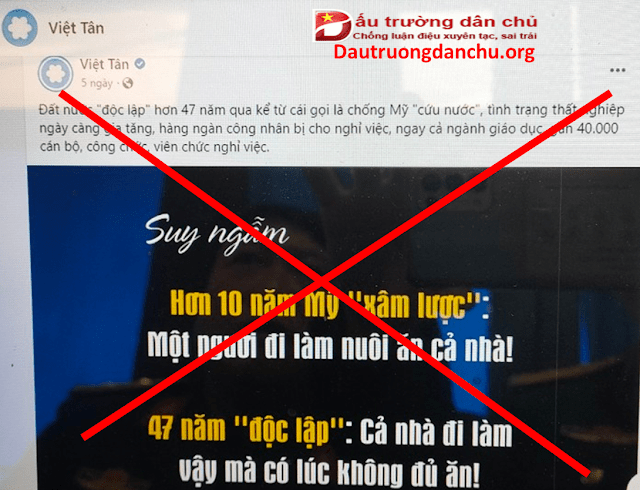 Cảnh giác với Việt Tân và các thế lực thù địch trong chiến lược diễn biến hòa bình