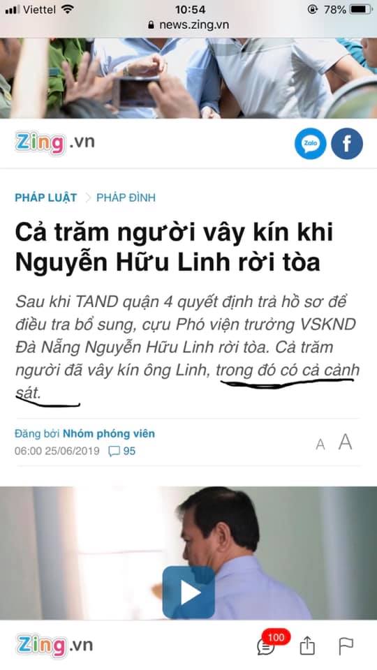 Cảnh sát người ta đi làm nhiệm vụ bảo vệ phiên toà chứ ko có rảnh rỗi như bọn báo chí bu như ruồi bu c... đâu mà dùng từ như vậy