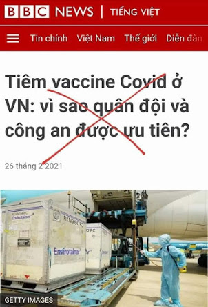 Câu chuyện Vaccine ngừa Covid 19 và sự trơ trẽn của đám “lều báo”