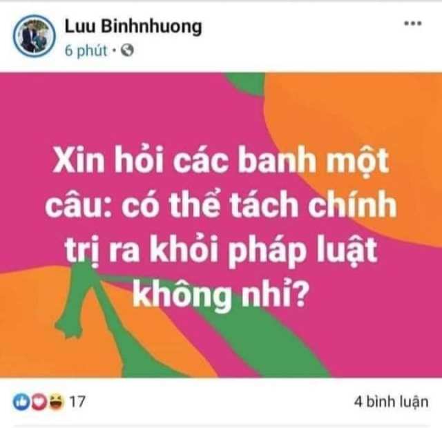 Câu hỏi làm rõ hơn bản chất chày cối, cãi liều của ĐBQH Lưu Bình Nhưỡng