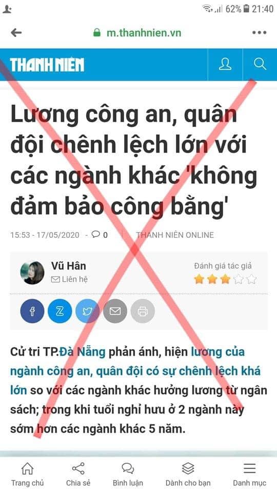 Câu trả lời cho “báo Thanh niên”:  Muốn công bằng ư, dễ thôi