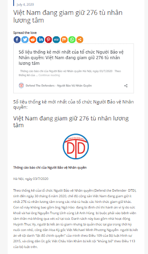 Chân dung 273 “tù nhân lương tâm” của làng zân chủ