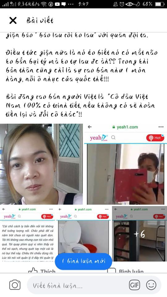 Chê bôi khu cách ly, nữ Facebooker từ Hàn Quốc bị cả cộng đồng mạng “dạy dỗ”