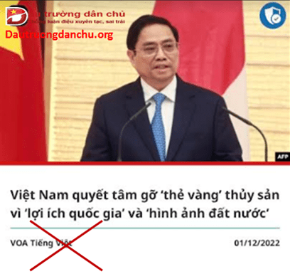 Chiêu trò giả tạo của VOA Tiếng Việt