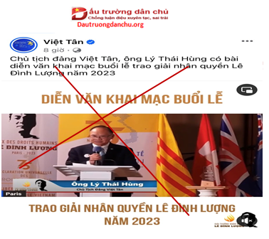 Chiêu trò nhân quyền và âm mưu thâm độc