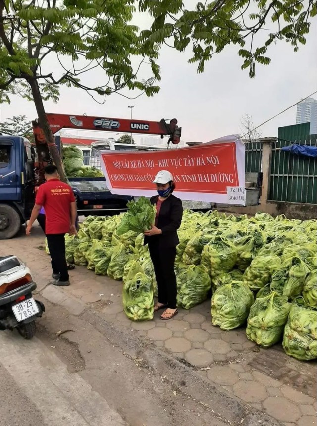 Chính quyền phường Mai Dịch đã làm gì số nông sản giải cứu?