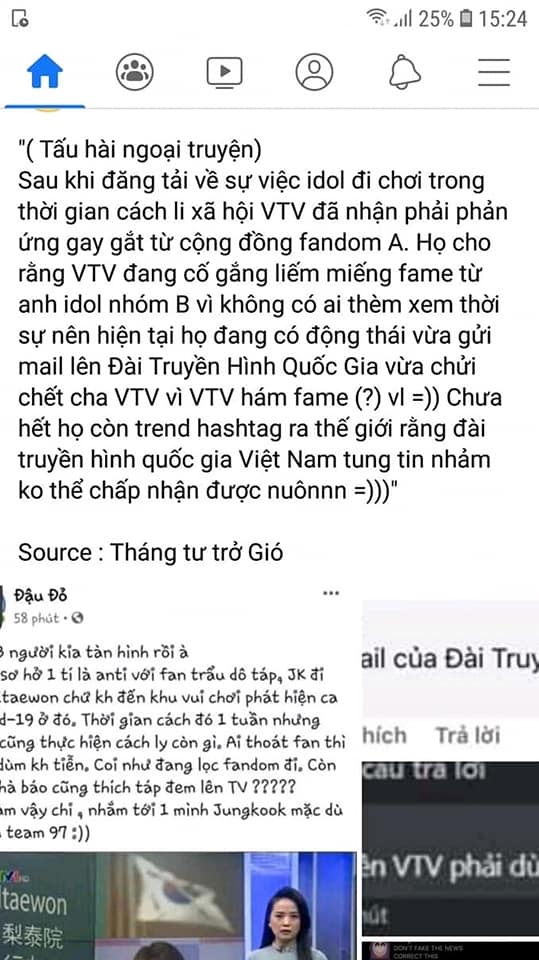 Cho rằng VTV1 đưa tin sai sự thật, nhiều thanh niên Army đòi kiện đài truyền hình quốc gia Việt Nam ??