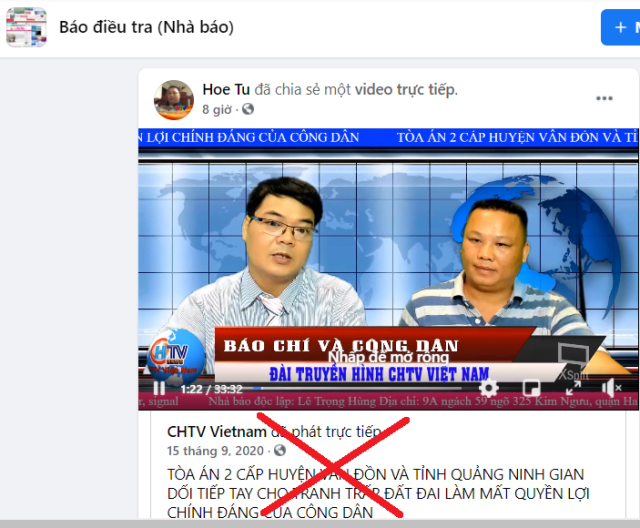 CHTV vẫn lên sóng chống phá, trong khi Dũng Vova trốn biệt