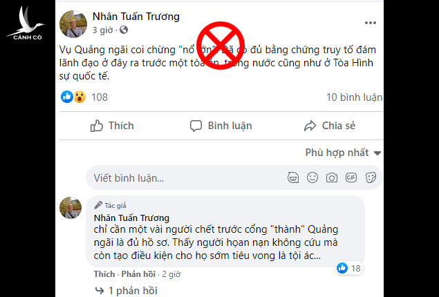 Chuyện hồi hương của người dân Quảng Ngãi và trò lố “Tòa hình sự quốc tế” của nhà “dân chủ” Trương Nhân Tuấn