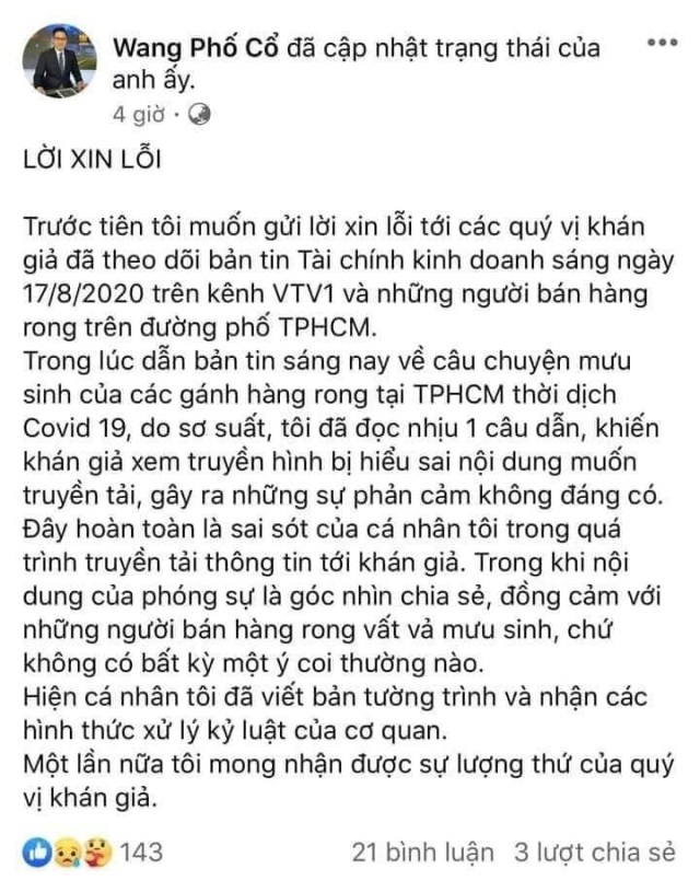 Chuyện phát thanh viên VTV phát ngôn ẩu và làng zân chủ chớp cơ hội 