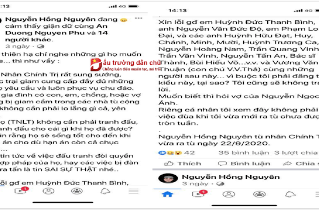 Một 'tù nhân lương tâm' mới ra tù nói gì về chế độ giam, giữ tù nhân phản Quốc ở Việt Nam?