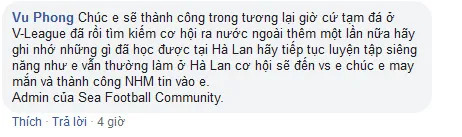 Cổ động viên xôn xao việc Văn Hậu về nước