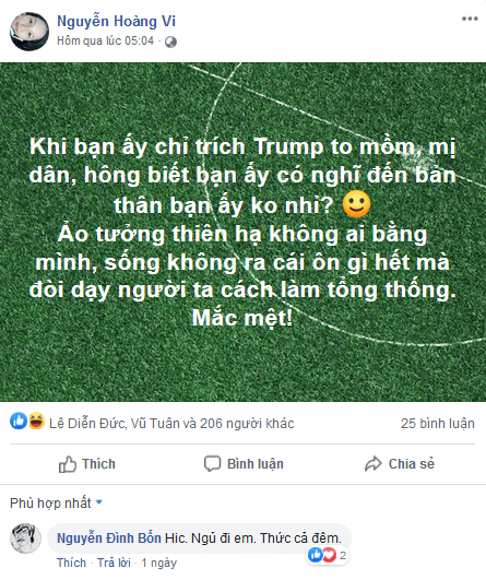 Có hay không, chuyện nhiều nhà dân chửi ủng hộ Trump vì sợ bị cắt tiền tài trợ?